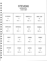 Stevens County Code Map, Stevens County 1997